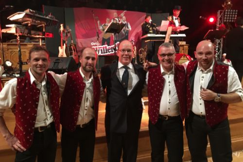 Les Willerthaler et le Prince Albert II de Monaco
